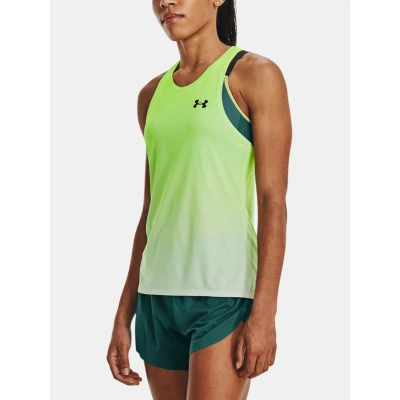 Under Armour UA Rush Cicada Singlet Tílko Zelená