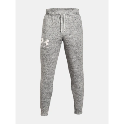 Under Armour RIVAL TERRY JOGGER - bílá Tepláky Bílá