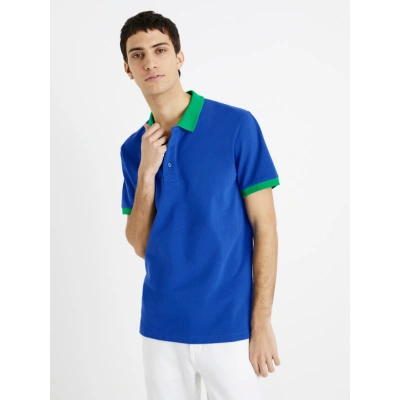 Celio Decabestan Polo triko Modrá