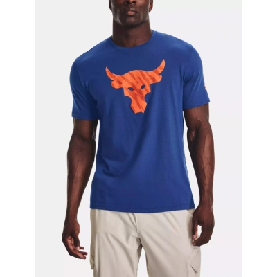 Under Armour UA Project Rock Brahma Bull Triko Modrá