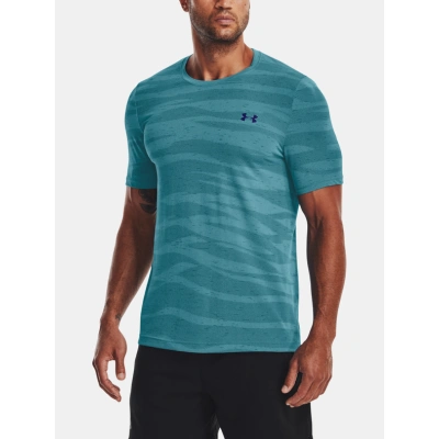 Under Armour UA Seamless Wave SS Triko Modrá