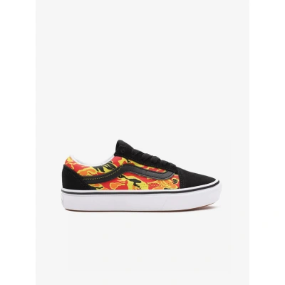 Vans Flame Camo ComfyCush Old Skool Tenisky dětské Černá