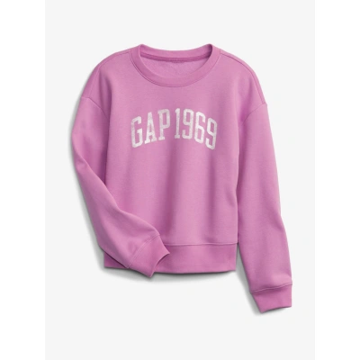 GAP Logo Mikina dětská Růžová