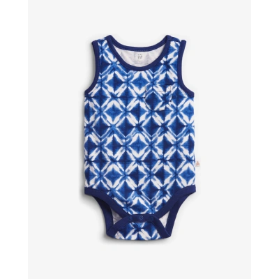 GAP Pocket Print Body dětské Modrá