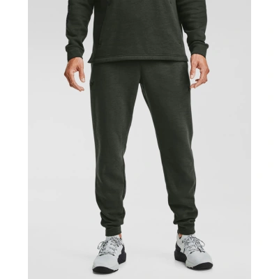 Under Armour Project Rock Charged Cotton® Fleece Tepláky Zelená