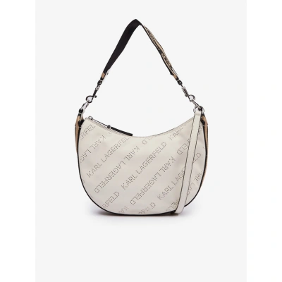 Karl Lagerfeld Moon SM Shoulderbag Kabelka Bílá