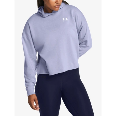 Under Armour UA Rival Terry OS Hoodie Mikina Fialová