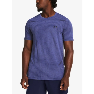 Under Armour Vanish Seamless Grid SS Triko Fialová