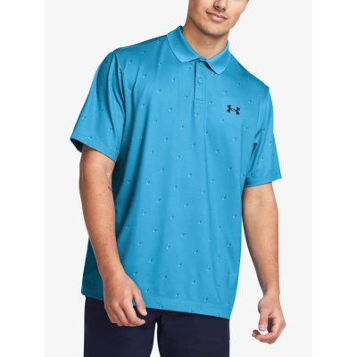 Under Armour UA Perf 3.0 Printed Polo triko Modrá