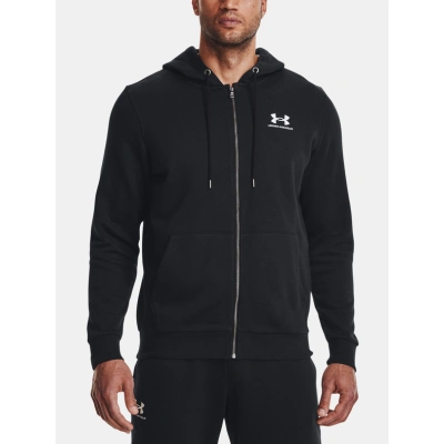 Under Armour UA Essential Fleece FZ Hood Mikina Černá