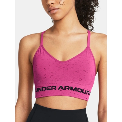 Under Armour UA Seamless Low Long Htr Sportovní podprsenka Růžová