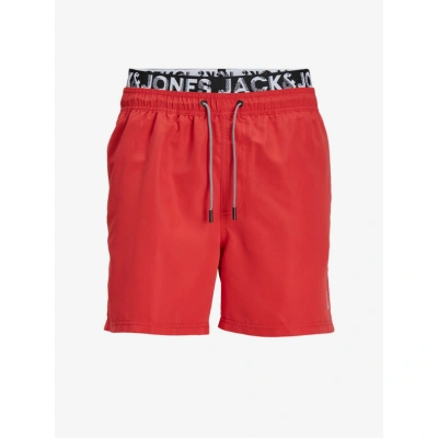 Jack & Jones Fiji Plavky Červená