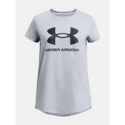 Under Armour UA G Sportstyle Logo SS Triko dětské Šedá