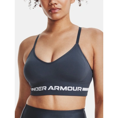 Under Armour UA Seamless Low Long Sportovní podprsenka Šedá