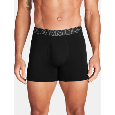 Under Armour M UA Perf Cotton 6in Boxerky 3 ks Černá