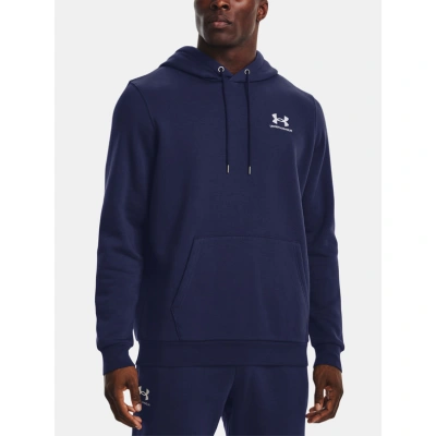 Under Armour UA Essential Fleece Hoodie Mikina Modrá