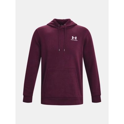 Under Armour UA Essential Fleece Hoodie Mikina Červená