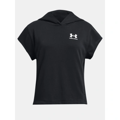 Under Armour UA G Rival Try SS Cut Hdy Mikina dětská Černá