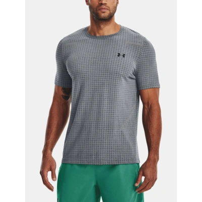 Under Armour UA Seamless Grid SS Triko Šedá