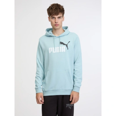 Puma ESS+ 2 Col Big Logo Hoodie TR Mikina Modrá