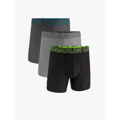 Under Armour M UA Perf Tech Mesh 6in Boxerky 3 ks Černá