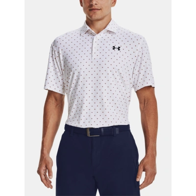 Under Armour UA Playoff 3.0 Printed Polo triko Bílá