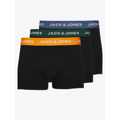 Jack & Jones Boxerky 3 ks Černá