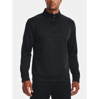 Under Armour UA Armour Fleece 1/4 Zip Mikina Černá