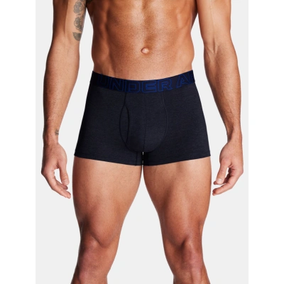 Under Armour UA Performance Cotton 3in Boxerky 3 ks Modrá