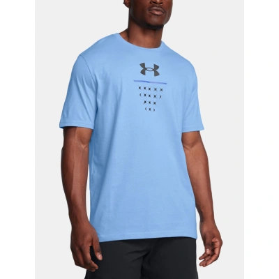 Under Armour UA Bball Net Icon SS Triko Modrá