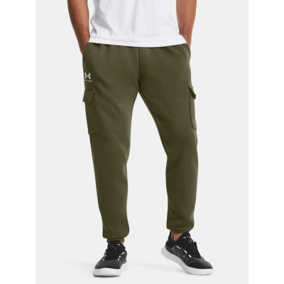 Under Armour UA Essential Flc Cargo Tepláky Zelená