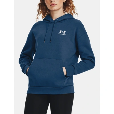 Under Armour Essential Fleece Hoodie Mikina Modrá