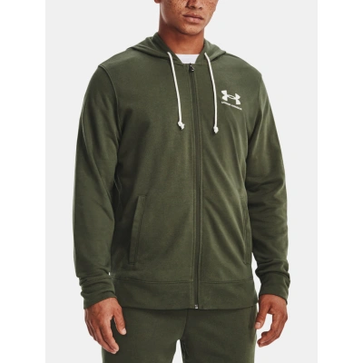 Under Armour UA Rival Terry LC FZ Mikina Zelená