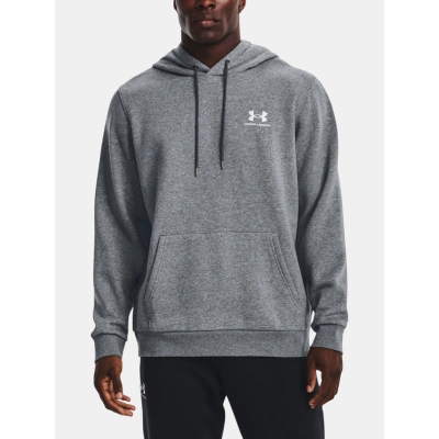 Under Armour UA Essential Fleece Hoodie Mikina Šedá