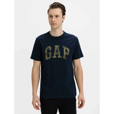 GAP Logo v-ss camo arch tee Triko Modrá