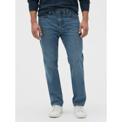 GAP Straight Jeans Modrá