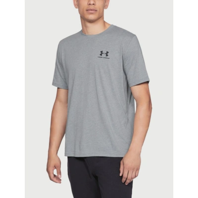 Under Armour UA M Sportstyle LC SS Triko Šedá