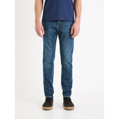 Celio Gotapered Jeans Modrá