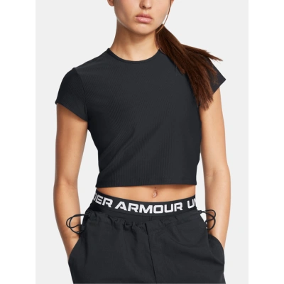 Under Armour Meridian Rib Baby Tee Triko Černá