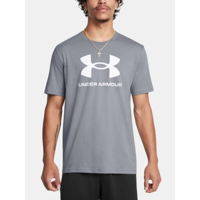 Under Armour UA Sportstyle Logo Update SS Triko Šedá