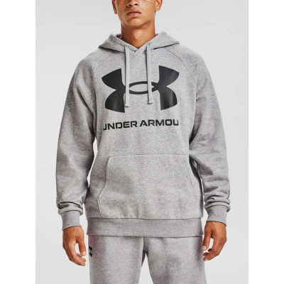 Under Armour Rival Fleece Big Logo HD Mikina Šedá