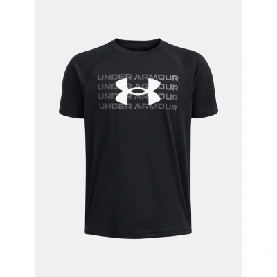 Under Armour UA B Tech Wordmark Logo SS Triko Černá