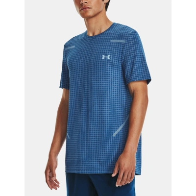 Under Armour Vanish Grid SS Triko Modrá