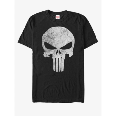 ZOOT.Fan Marvel Punisher Skull Triko Černá