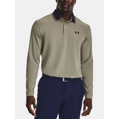 Under Armour UA Playoff 3.0 LS Polo triko Šedá