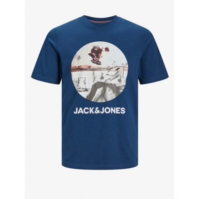 Jack & Jones Navin Triko Modrá