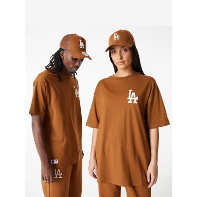 New Era LA Dodgers League Essential Triko Hnědá