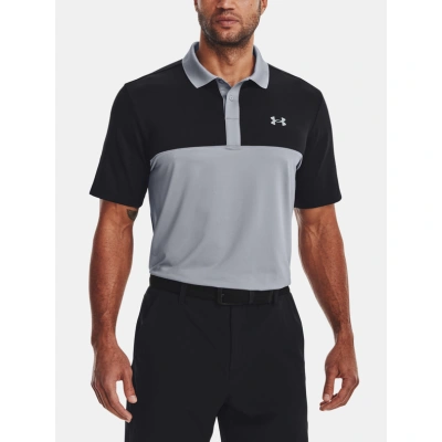 Under Armour UA Perf 3.0 Color Block Polo triko Šedá