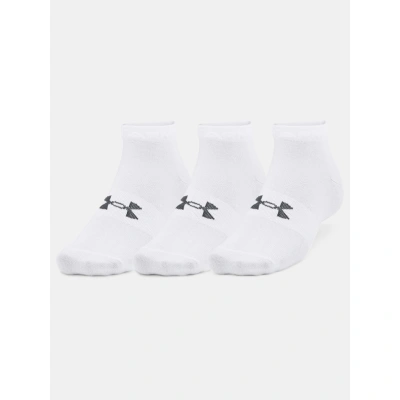 Under Armour Essential Low Cut Ponožky 3 páry Bílá